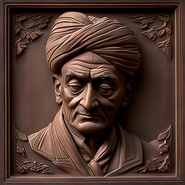 3D model Toba Tek Singh Saadat Hassan Manto 1955 (STL)